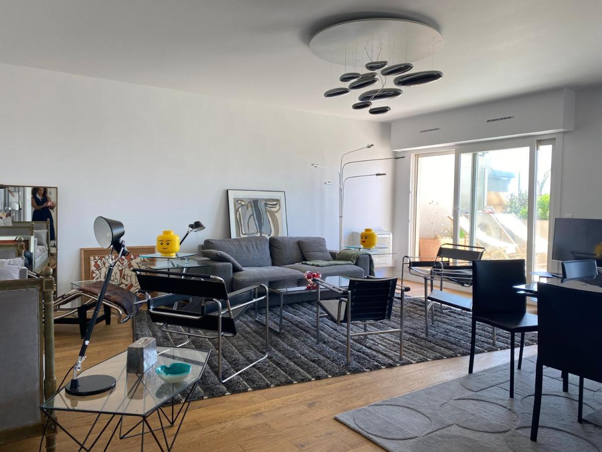 T3 Climatise Villa Juana Avec Parking Et Proche Plage Antibes Exterior photo