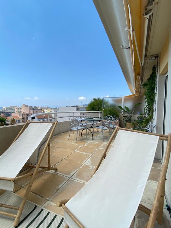 T3 Climatise Villa Juana Avec Parking Et Proche Plage Antibes Exterior photo