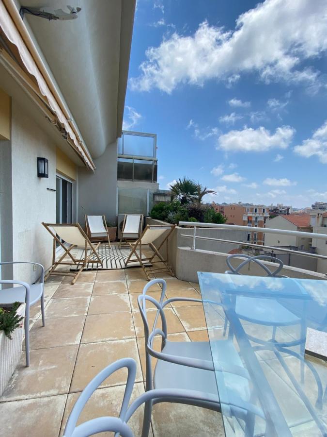 T3 Climatise Villa Juana Avec Parking Et Proche Plage Antibes Exterior photo